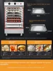 ZF Rice Steamer Commercial Steam Buns Furnace Kitchen Stainless Steel Food Steamer Cart Electromechanical Steaming Oven Canteen 2