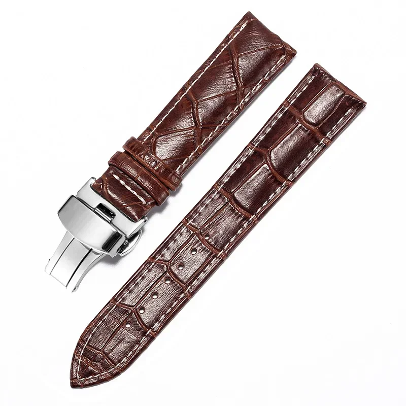 12 14 16 18 19 20 21 22 24Mm Accessori Per Orologi Da Cintura Per Longines Master Collec Comcast Series Bracciale In Pelle Di Mucca Cinturino Da Uomo