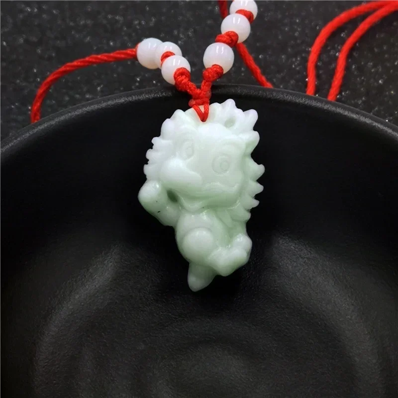 Natural White Jade Chinese Zodiac Pendant Necklace for Women jade jewelry,pendant necklace