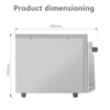 XEOLEO 13' Electric Pizza Oven Baker Oven Single Layer Stainless Steel Baking Machine Commercial Professional baking oven 3