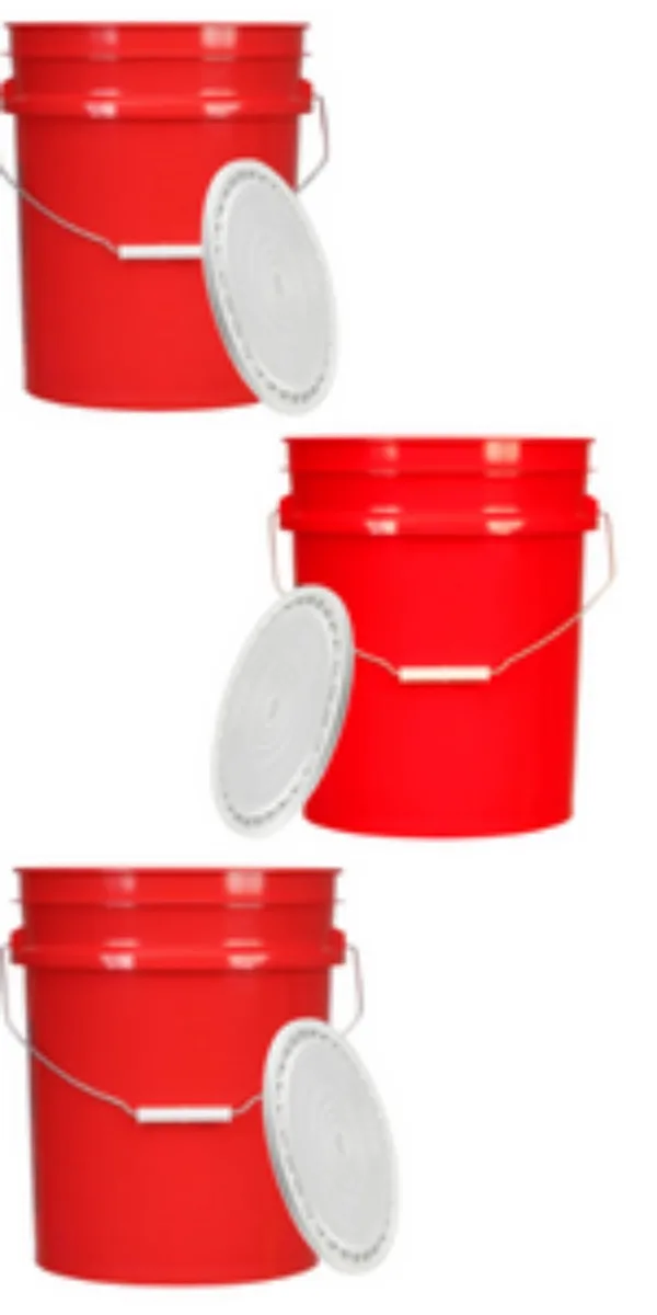 5 gallon bucket pail container with lid
