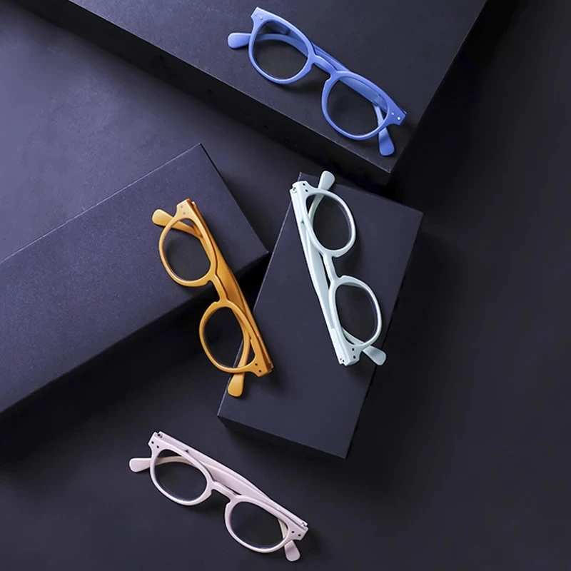May Flower Fashion Reading Glasses with Spring Hinges - Round Shape