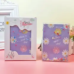 Carnet de notes à couverture rigide avec boîte de sable mouvant pour fille, carnet d'espace de fleur de dessin animé, carnet de journal intime Portable, papeterie mignonne 