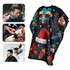 Hair Salon Apron Environmental Protection Cartoon Pattern Waterproof Reusable Easy To Clean Christmas Gifts Children's Apron 1