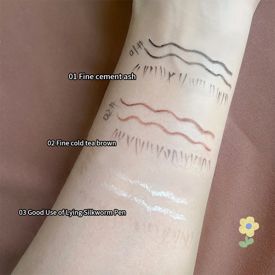 Eyeliner Double Head Pen For Smooth Delicate Eye Makeup Quick Drying Film Forming Waterproof Sweat Proof