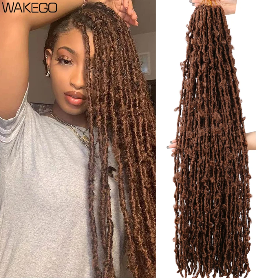 40 Inch New Soft Locs Crochet Hair honey blonde 6 Packs Faux Locs Crochet  Braids Hair Pre Looped Synthetic Brown Super Long Pre Extended Crochet Locs