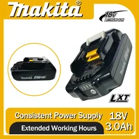 Original Makita Lithium-ion  18V 3.0Ah Rechargeable Power Tool Battery Charger and DGA404 DTD173 TWO04G DTW700 High-Quality