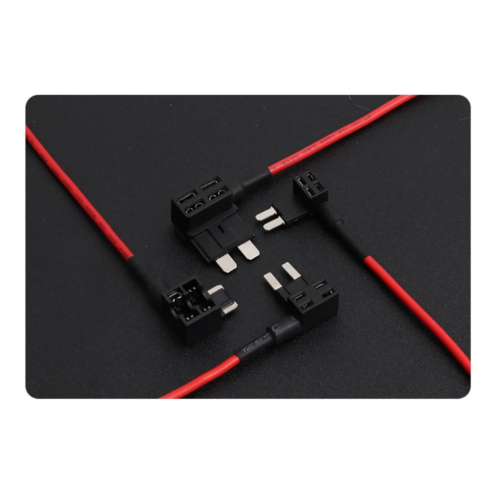 Durable Mini Small Medium Automotive Fuse Box Metal 32V Car Fuse Holder Black TAP Adapter Circuit Adapter