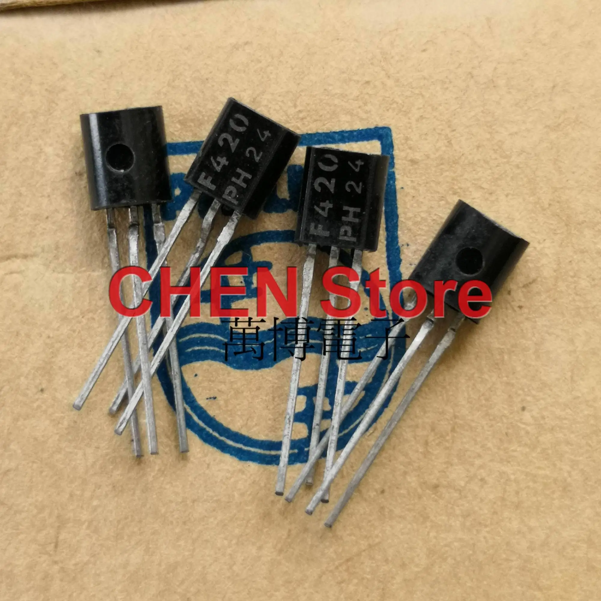 10pcs Ph Bf420 To92 Transistor Phi F420 Bc Audio Power Amplifier