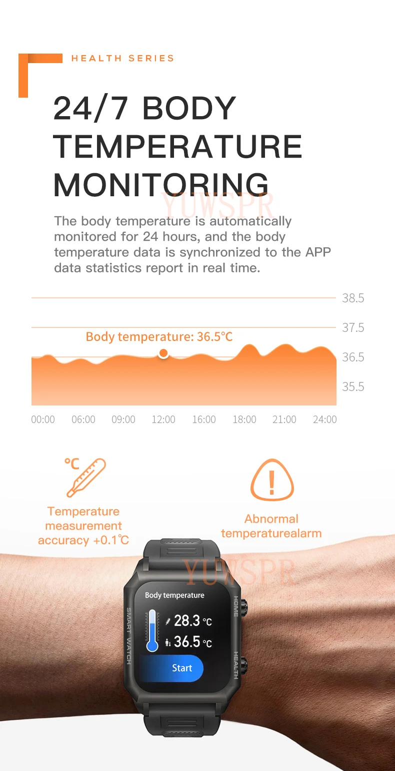 NEW Smart Watches Laser Health Assistant Heart Rate Blood Pressure Healthy Tracking Watch for Xiaomi Android 6.0 IOS 11.4 F900