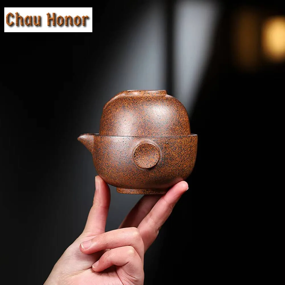 Handmade Yixing Zisha Gaiwan Japanese Cup Purple Clay Tea Tureen Tea Brewing Cover Bowl Chinese Tea Set Supplies Collection Gift