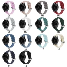 

20mm 22mm Silicone Strap for Samsung Galaxy Watch 4/Classic/3/46mm/42mm/active 2 Gear S3 /S2 Bracelet Huawei GT/2/GT2 Pro Band