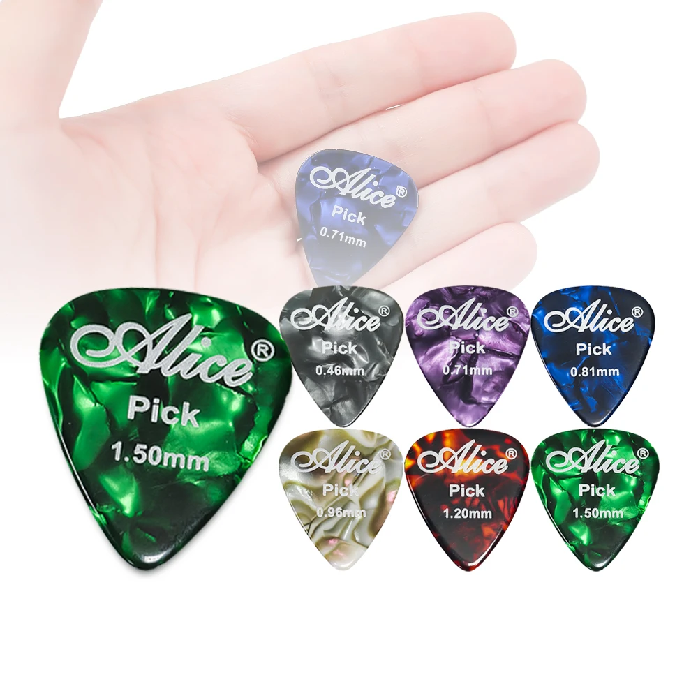 アリスタブロイドギターピック,6/12ピース,0.46/0.71/0.81/0.96mm