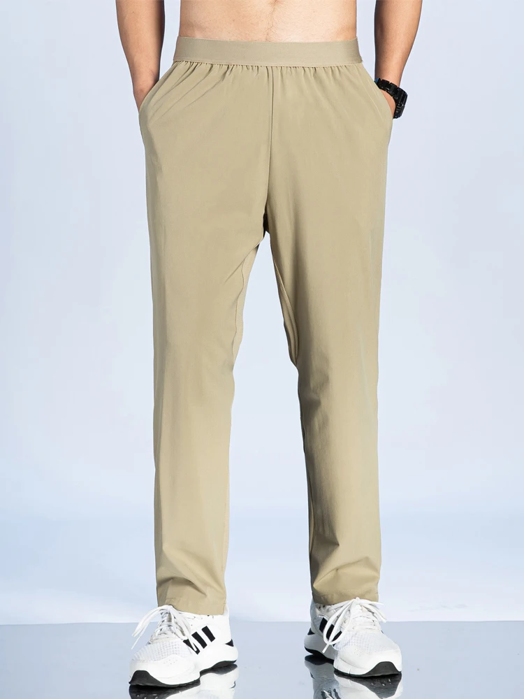 Mens Sweatpants F_Gotal Men’s Casual Linen Long Drawstring Pants Lightweight Running Jogger Pants Trouser with Pockets 