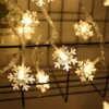 Snowflake LED String Fairy Light Garland Christmas Lights Wedding Decor Christmas Decor for Navidad Party Decoration 2