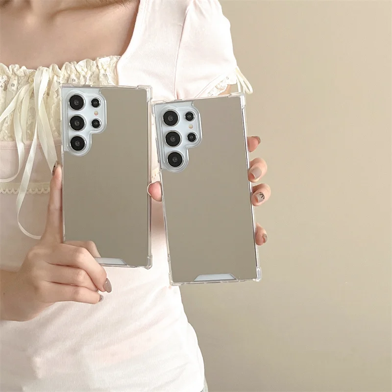Mirror Acrylic Hard PC Back Cover Case - Stylish and Durable Protection