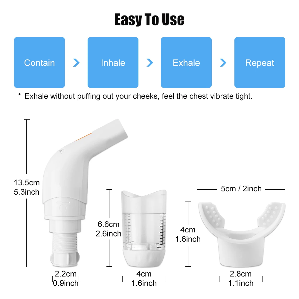 OPEP Lung Expander & Mucus Relief Device
