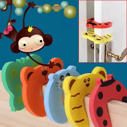 Bouchon de porte de sécurité pour bébé, Protection pour animaux mignons, serrure de carte pour bébé, soins pour nouveau né, Protection des doigts pour enfant 