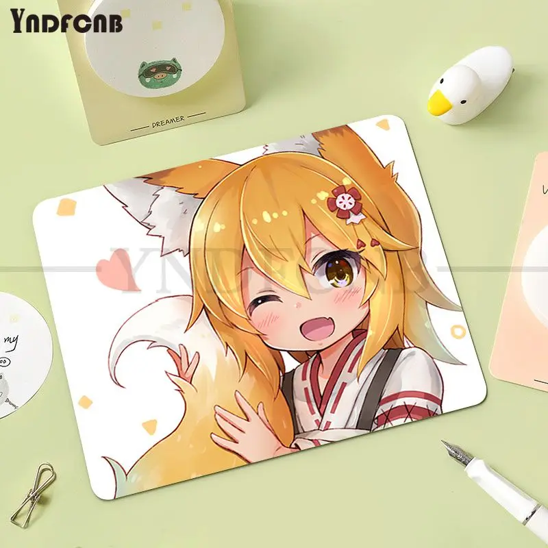 The Helpful Fox Senko Anti-Slip Gaming Mouse Pad Gamer Desk Mat Keyboard Pad Decoration Mause Pad Deskpad Home Decor