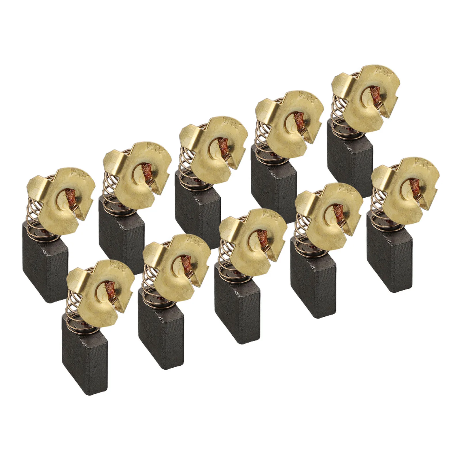 

10 Pcs Carbon Brushes 7*18*16mm Replacement Parts For CB-204 Demolition Hammer Angle Grinder Accessories Power Tools