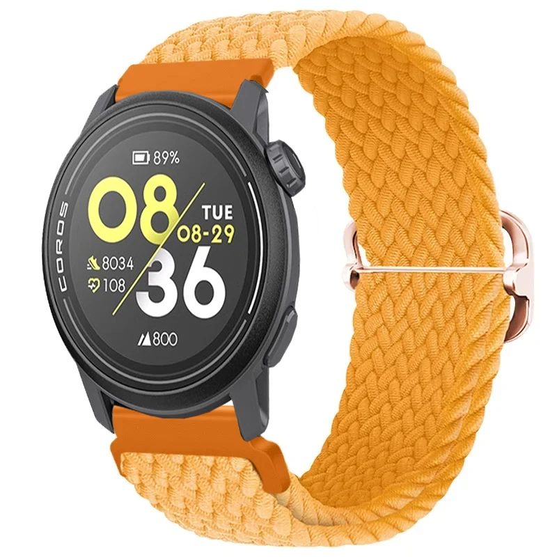 Soft Nylon Braided Breathable Watch Strap - 20mm/22mm Adjustable Bracelet