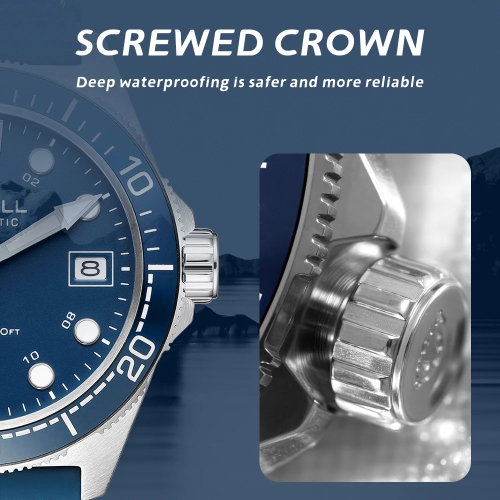nh34 ダイバーズ　nh35 TOPHILL Automatic watch NH34 Field watch Dive watch GMT