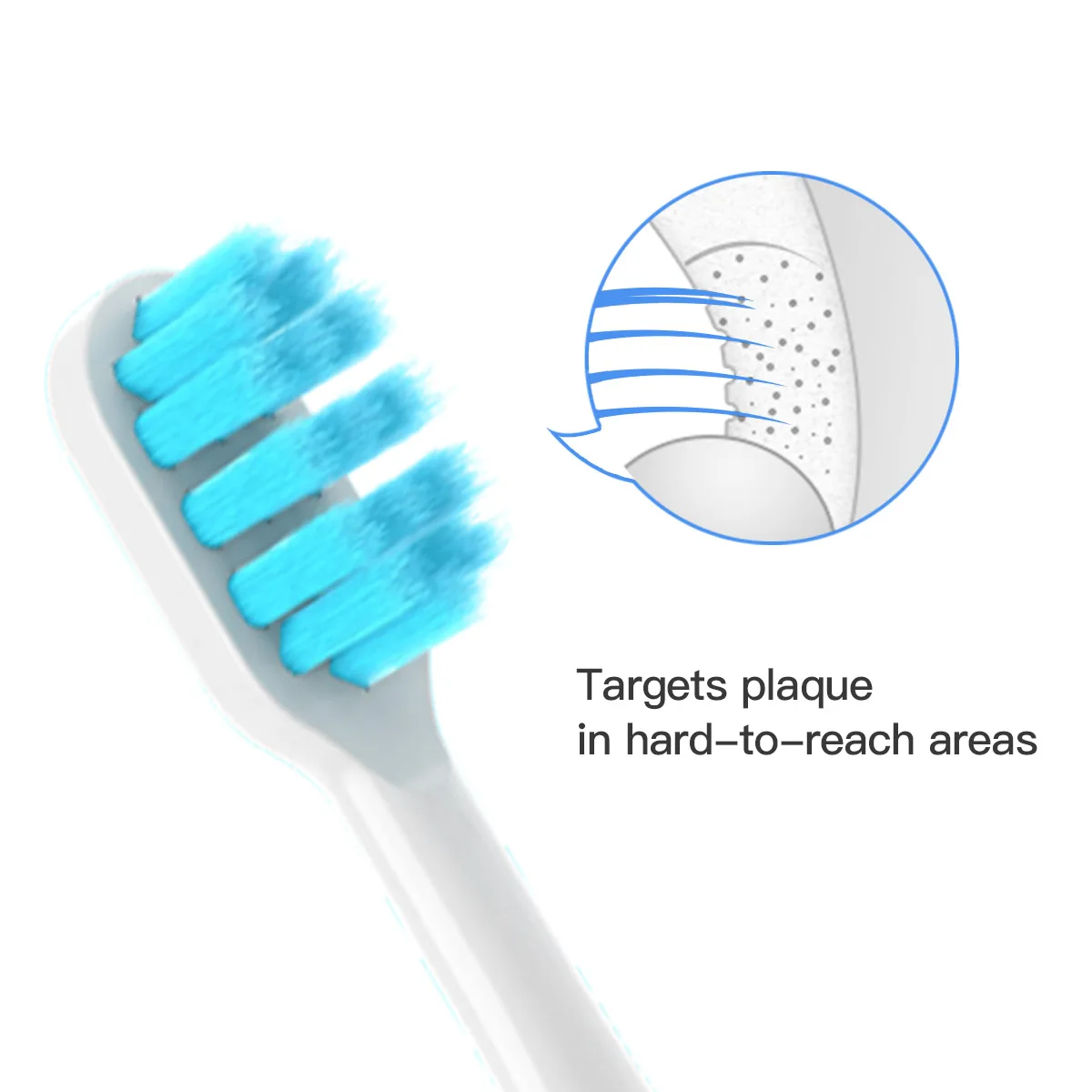 Toothbrush Heads 12PCS Replacement Brush Heads XIAOMI MIJIA T300/T500/T700 Sonic Electric Tooth Soft Bristle Caps Vacuum Package Nozzles