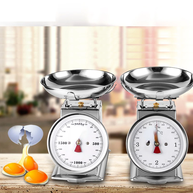 304 Stainless Steel Household Kitchen Mechanical Scale 2kg 4kg