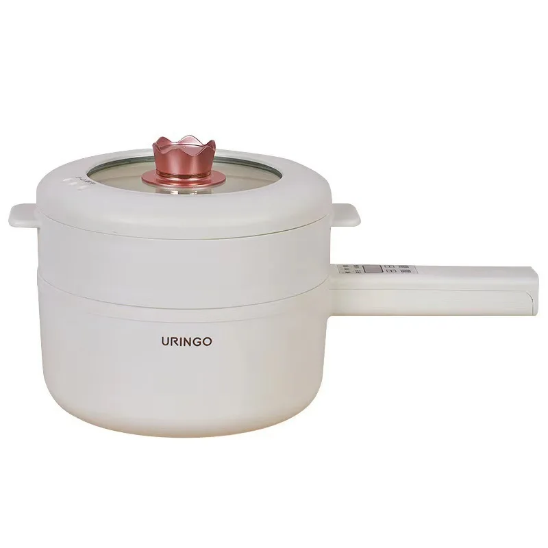 Uringo 1.6 2l Hot Pot Elétrico de Cinco Velocidades Ajustável Multi-função Fogão Elétrico Não Vara Pan Fritando Dormitório Doméstico