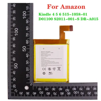New 100% Original Battery MC-265360 For Amazon Kindle 45 4 6 D01100 515-1058-01 S2011-001-S DR-A015 890mAh High Quality Battery