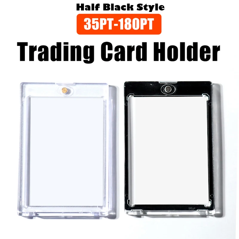 Présentoir Carte Pokemon Porte-cartes Magnétiques Pour Cartes à Collectionner, étui De Protection Pour Cartes De Baseball, Dessus Magnétique, Lâche Pour Cartes De Sport, 35Pt Protection Carte Pokemon