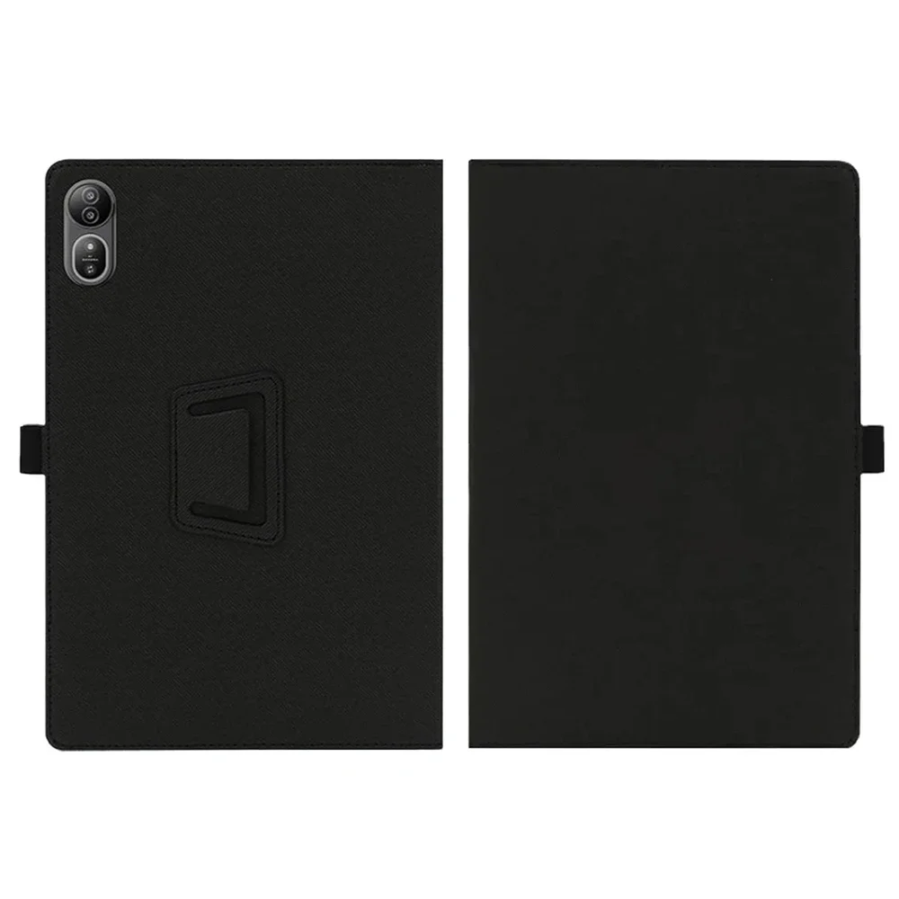 Elegant PU Leather Two-Fold Stand Case Cover with Hand Strap