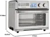TOA-95 Digital AirFryer Toaster Oven, Premium 1800-Watt Oven with Digital Display and Controls – Extra-Large Capacity, Intuitive 2
