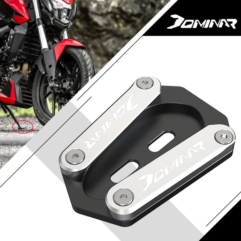 

For BAJAJ DOMINAR250 DOMINAR400 DOMINAR 250 400 2021 2022 2023 2024 Motorcycle Kickstand Enlarger Side Stand Extension Pad Plate