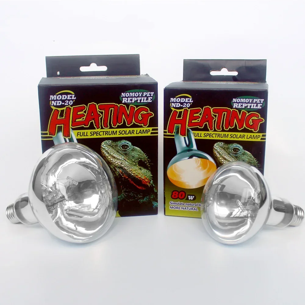 Reptile Heating Lamp UVA+UVB Pet Crawling Pet Turtle Lizard Heating Calcium Supplement Tanning Lamp Full Spectrum Sun Lamp