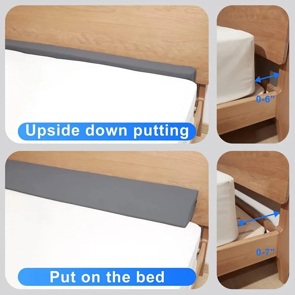 Memory Foam Pillow Wedge Shaped Body Positioners for Leg Elevation Bed Gap Filler 바디필로우 Almohadas Para Dormir body pillow 수면 베개
