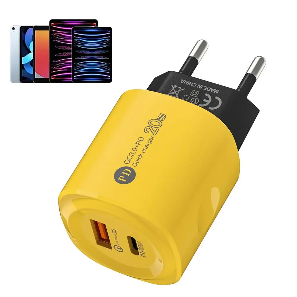 Сетевое зарядное устройство с несколькими USB-портами, 20 Вт
