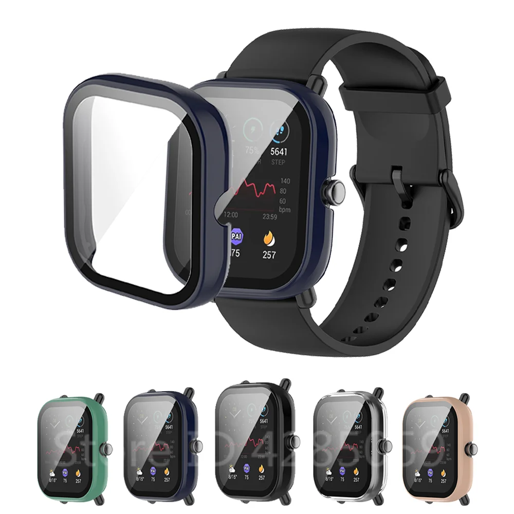 Funda protectora para Amazfit GTS2 mini, carcasa todo en uno para