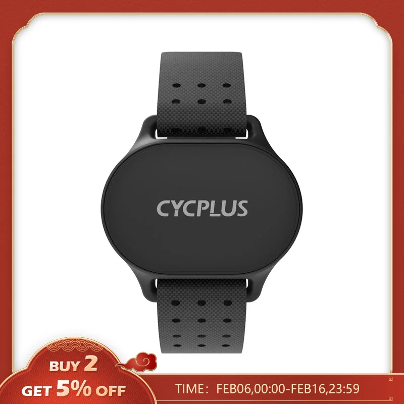 Cycplus Sensore Di Frequenza Cardiaca Fascia Da Polso Cintura Bluetooth Ant + Monitor Fitness Per Garmin Wahoo Gps Bike Computer