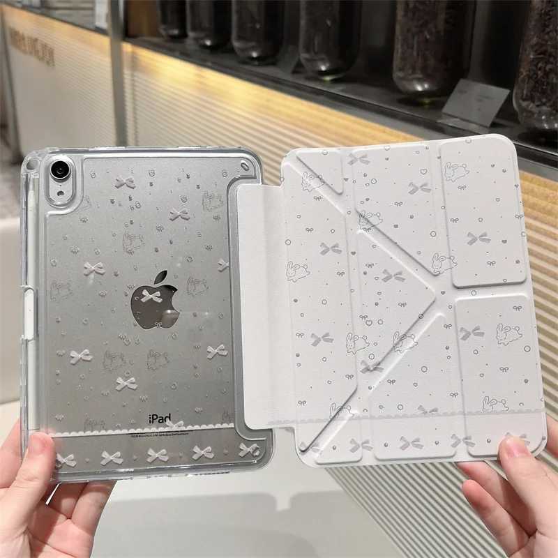Durable Transparent Tablet Case with Shockproof Protection