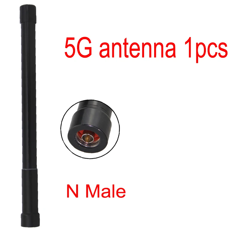 4G/5G 전방향 FRP 안테나, 600 - 6000 MHz, 방수 기능 및 60W 고출력, 옵션 SMA 인터페이스 케이블.