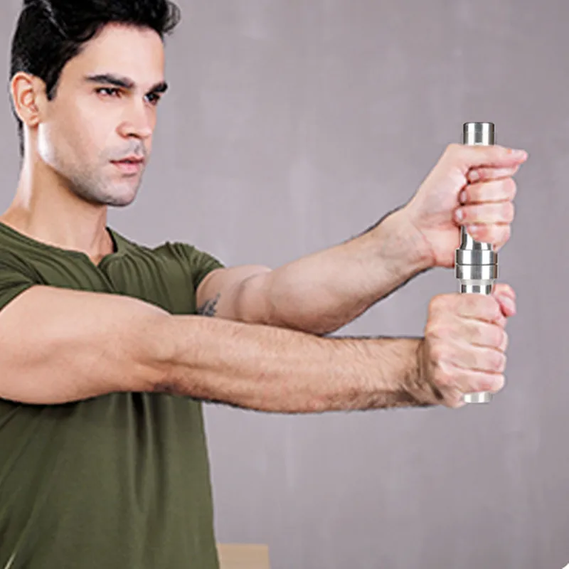 Power Twister Bar Upper Body Exercise for Forearm Biceps and Arm Workout Equipment Gym Metal Wrist Roller Arm Wrestling Handle hand strengthener,forearm exerciser,wrist exerciser,hand grip trainer,arm wrestling equipment