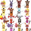 WM6074 WM6097 mini bricks FNAF Game Figure Chica Bonnie Foxy Freddy Bear Nightmare Boy Baby Skeleton Thriller Assembly Toys gift 1