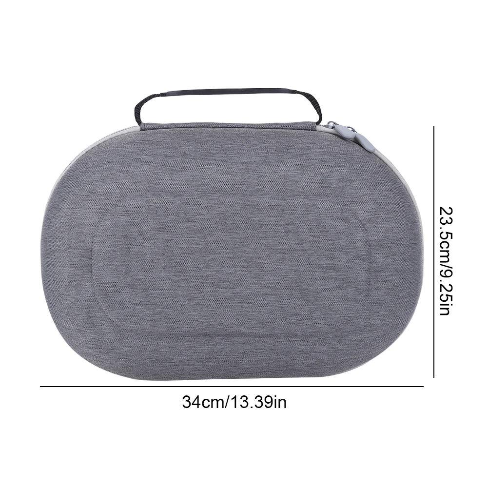 Hard Carrying Case Shockproof Portable Travel Case Multi-Compartment Hard Travel Storage Case with Mesh Pocket for Meta Quest 3S 2