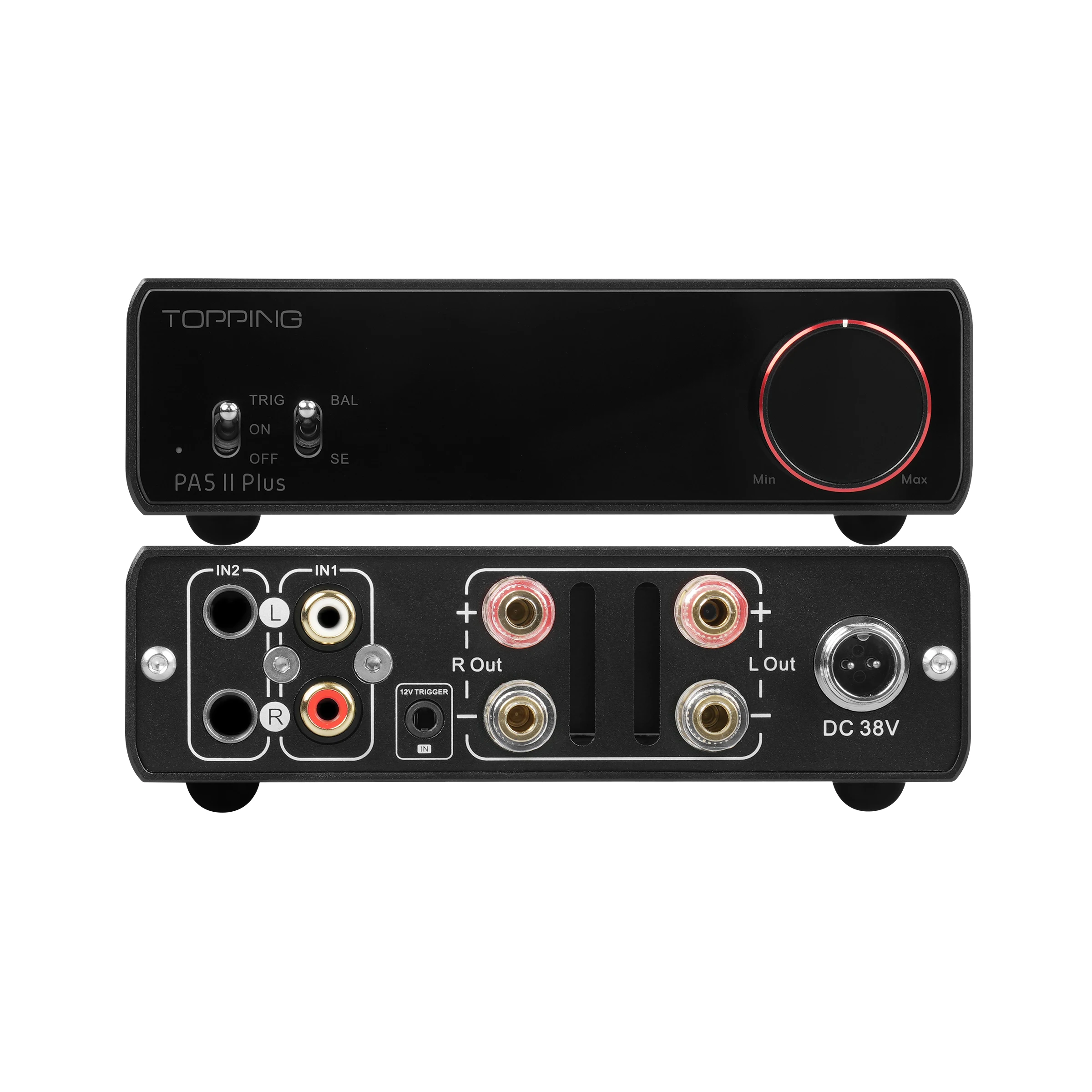 TOPPING PA5II PA5II Plus Power Amplifier 100W*2 High Power full balance Class D digital power amplifier TRS RCA Input HIFI PA5II 2