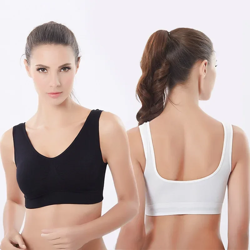 

15 Colors S-6XL More Size Sports Bra Women Push Up Seamless Gym Jogging Yoga Fitness Crop Top Female Tops Sport Bras for Women