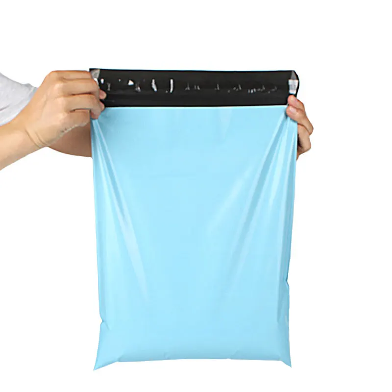 INPLUSTOP 블루 익스프레스 메일 링 가방 폴리 배송 방수 블루 운송 의류 보관 주머니 Thicken Courier Bags