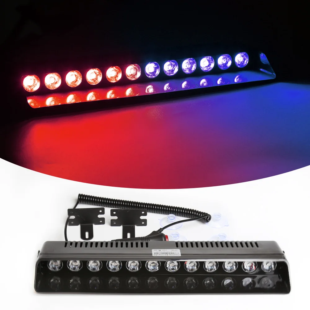 thumbnail image 1 of Luz de alarma de advertencia estroboscópica de 12 LED, lámpara de advertencia automática, protector de ventana, lámpara de ventosa de emergencia intermitente, barata, roja, azul, blanca y amarilla, 1 of 4