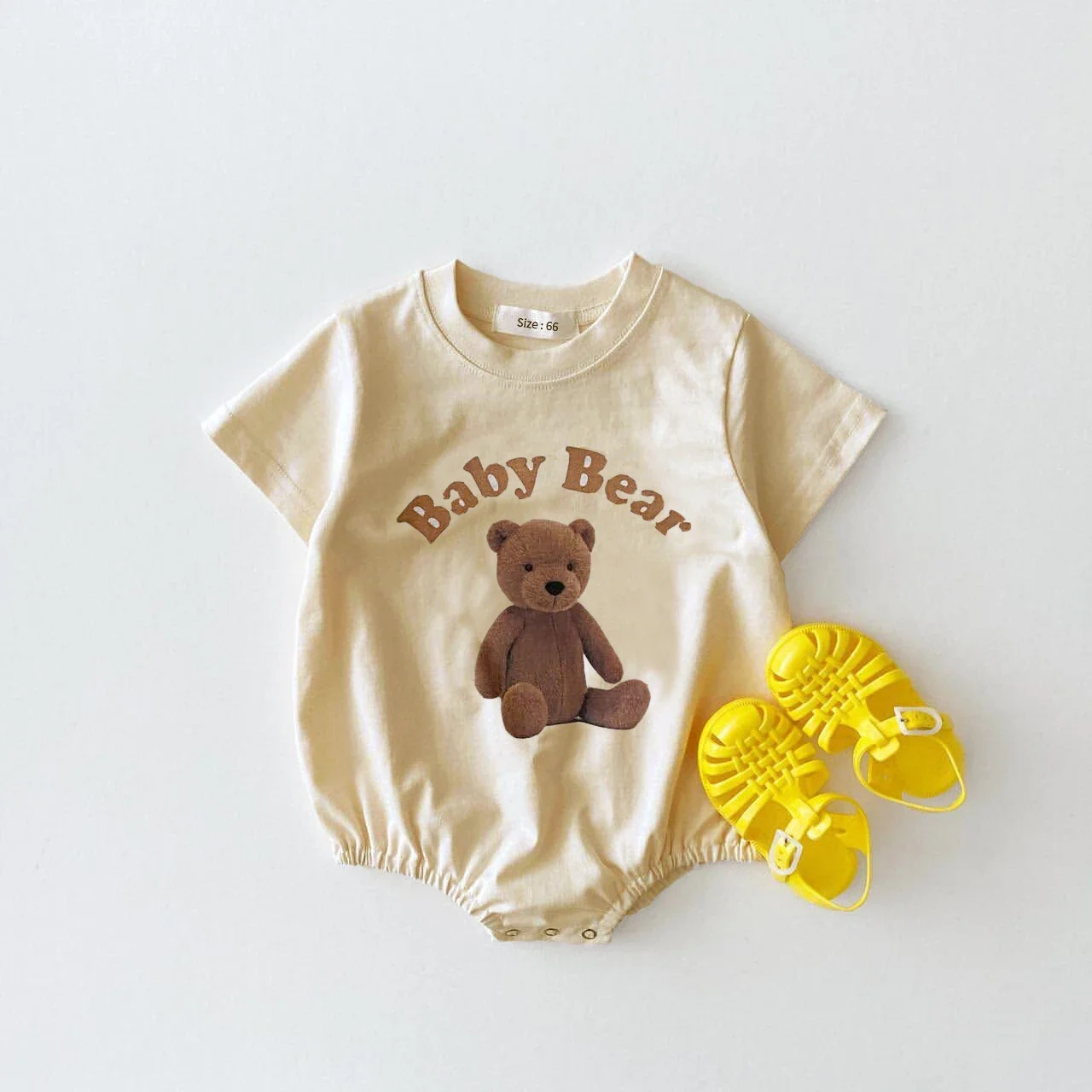 Newborn Baby Jumpsuit Printed Casual Long Short Sleeve Baby Boy Girl Clothes Spring Summer 5