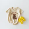 Newborn Baby Jumpsuit Printed Casual Long Short Sleeve Baby Boy Girl Clothes Spring Summer 5